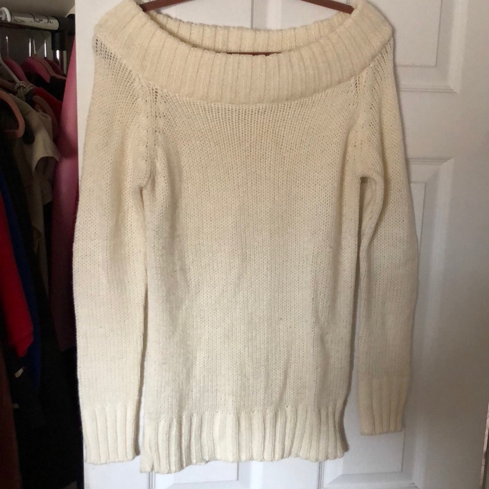 Wide Neck Sweater